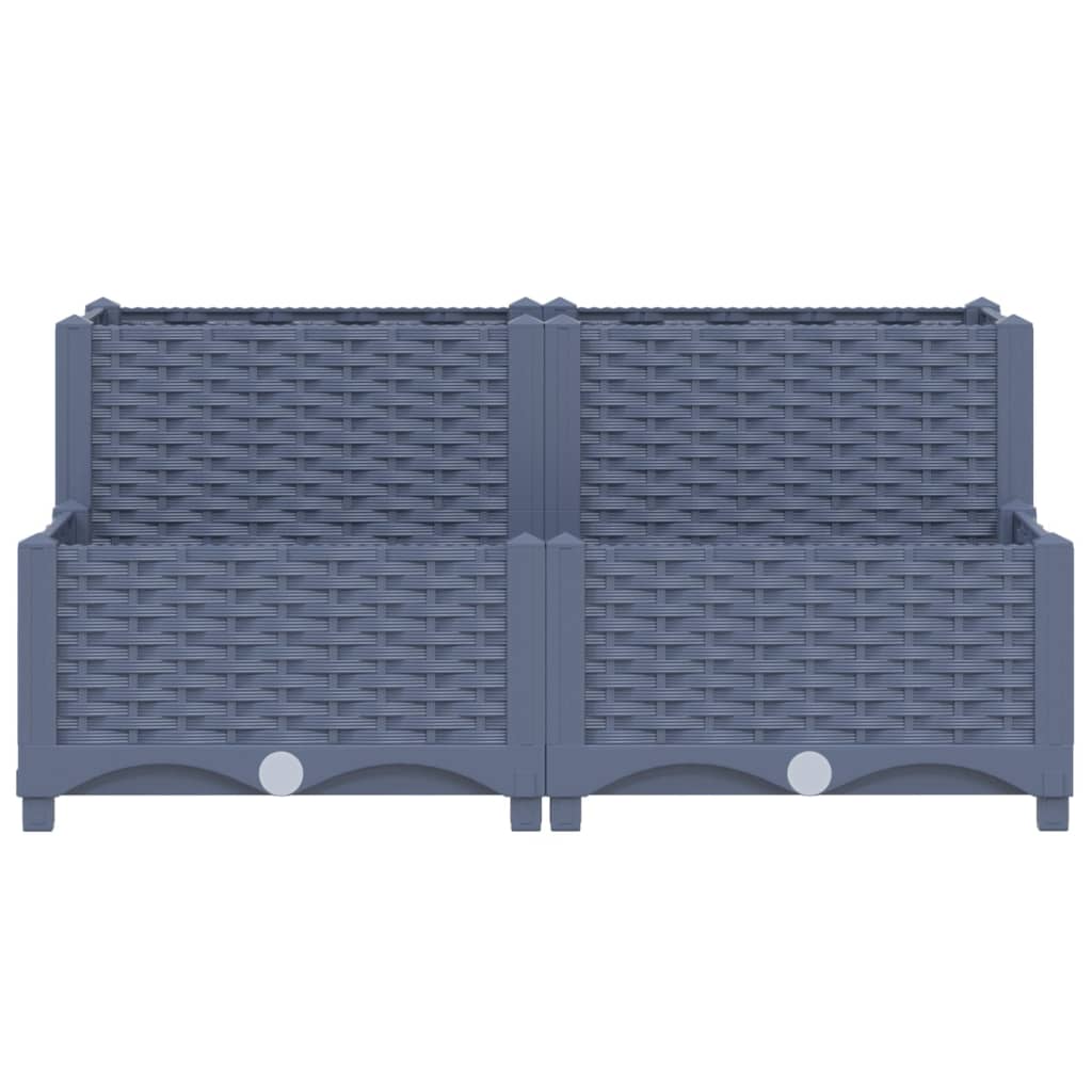 Berkfield Raised Bed 80x80x38 cm Polypropylene