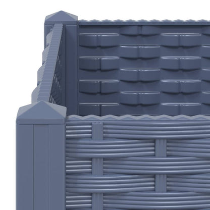 Berkfield Raised Bed 80x80x38 cm Polypropylene