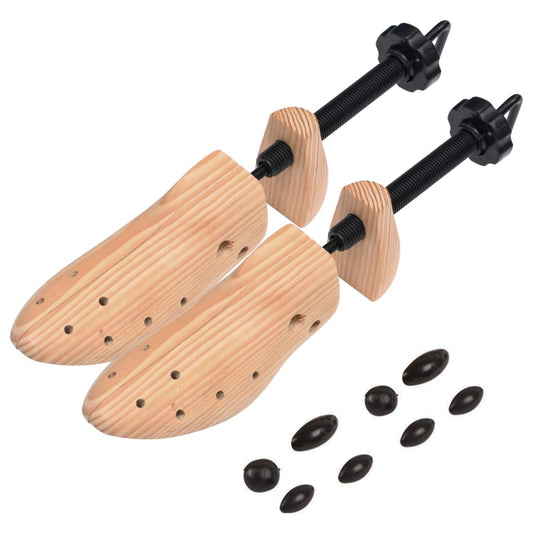 Berkfield Shoe Trees Size 36-40 Solid Pine Wood