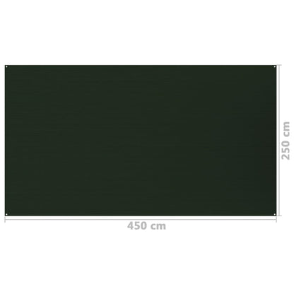 Berkfield Tent Carpet 250x450 cm Dark Green