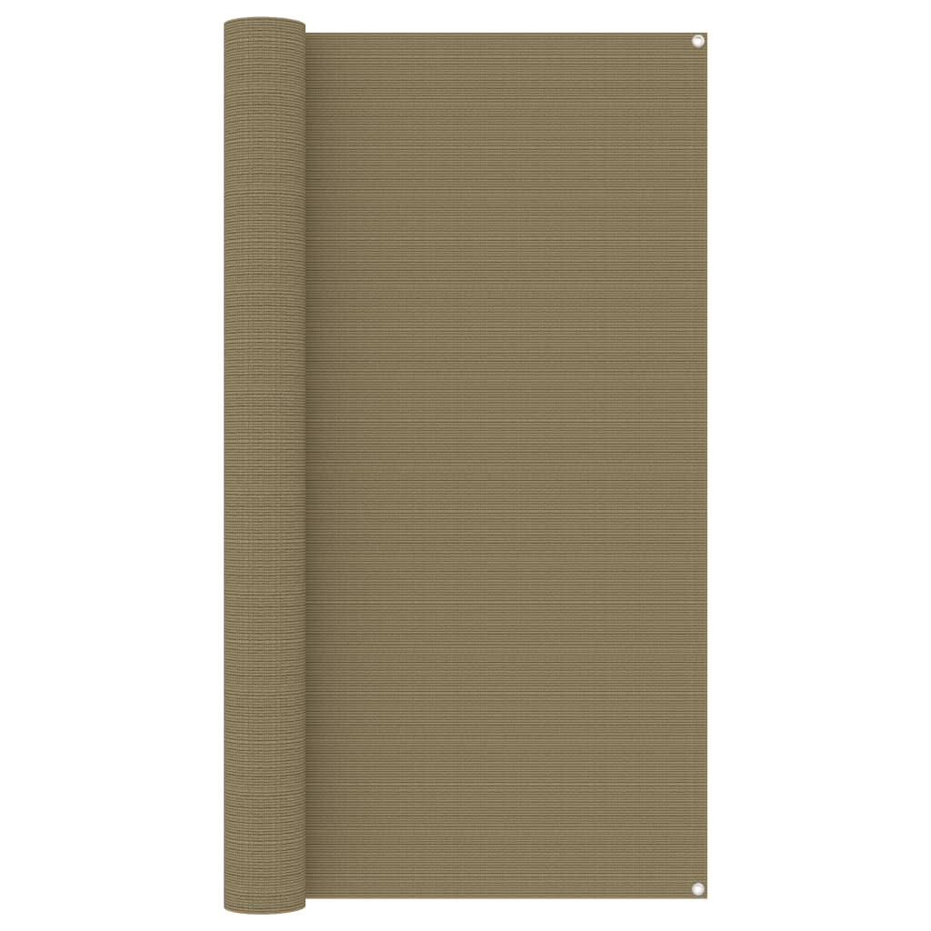 Berkfield Tent Carpet 200x200 cm Taupe