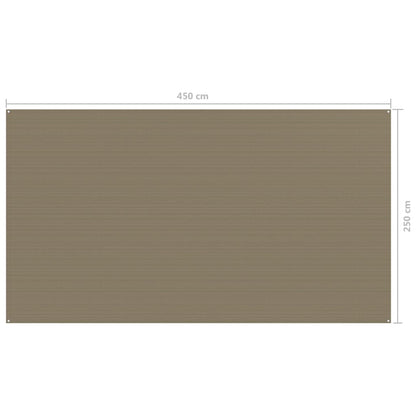 Berkfield Tent Carpet 250x450 cm Taupe