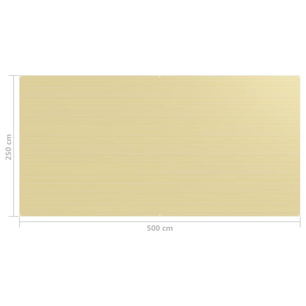 Berkfield Tent Carpet 250x500 cm Beige