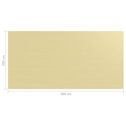 Berkfield Tent Carpet 250x500 cm Beige
