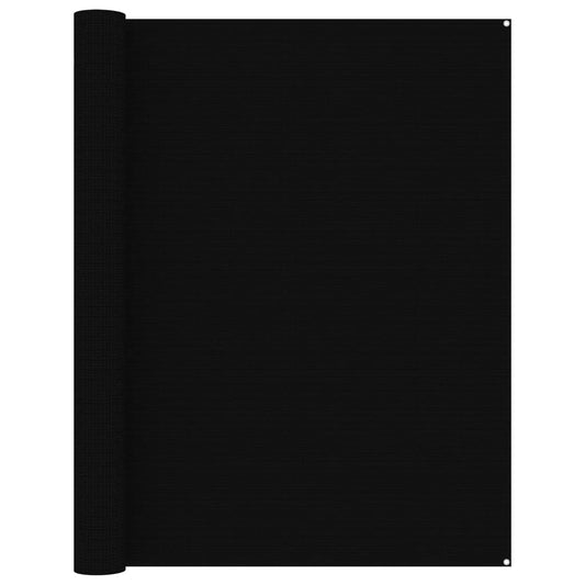 Berkfield Tent Carpet 250x400 cm Black