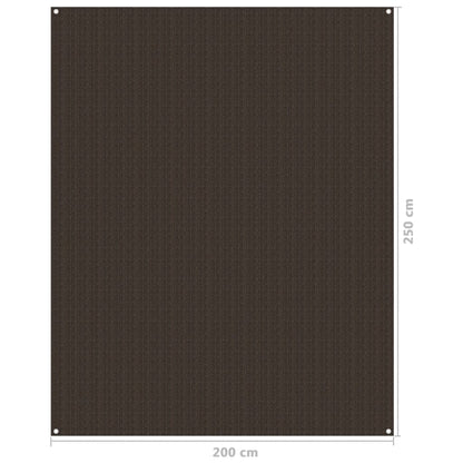 Berkfield Tent Carpet 250x200 cm Brown