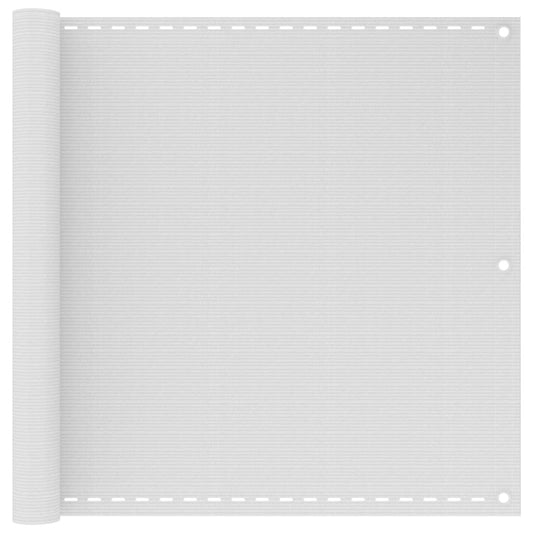 Berkfield Balcony Screen White 90x300 cm HDPE