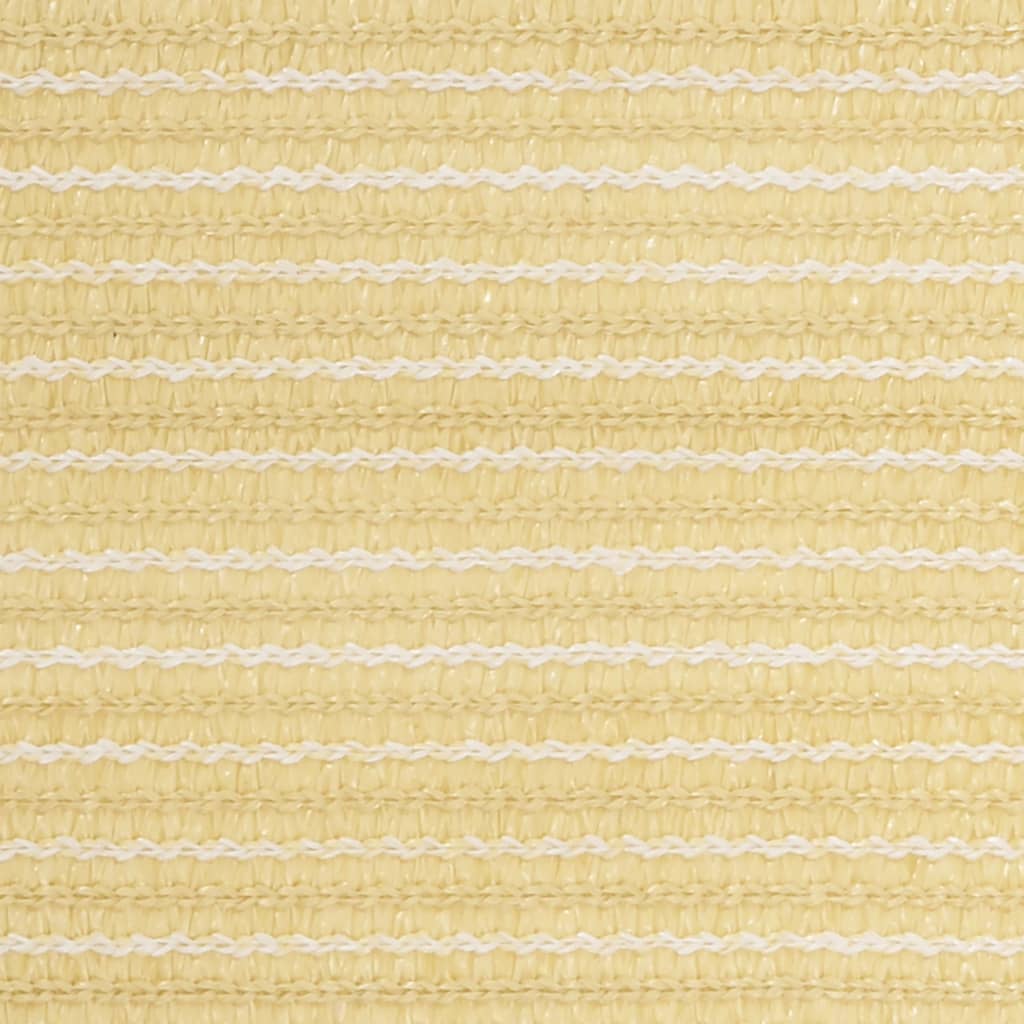 Berkfield Balcony Screen Beige 75x600 cm HDPE