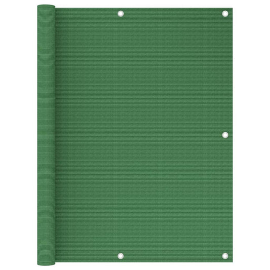 Berkfield Balcony Screen Light Green 120x500 cm HDPE