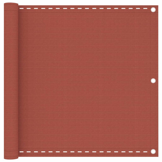 Berkfield Balcony Screen Terracotta 90x300 cm HDPE