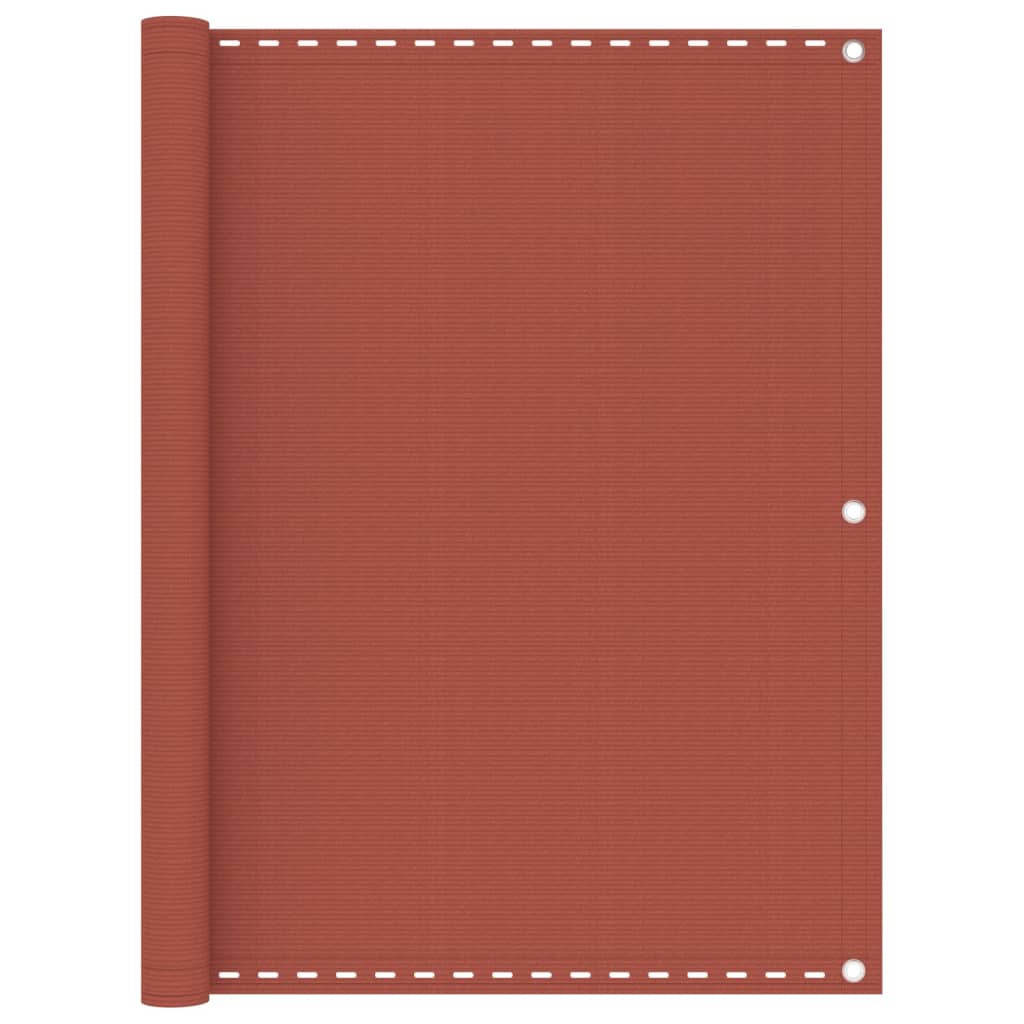 Berkfield Balcony Screen Terracotta 120x300 cm HDPE