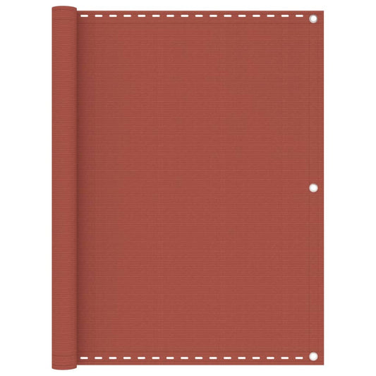 Berkfield Balcony Screen Terracotta 120x400 cm HDPE