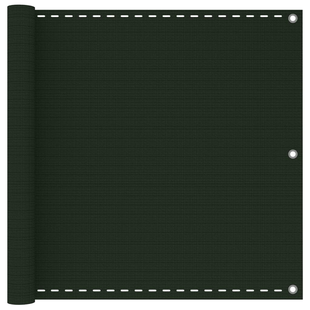 Berkfield Balcony Screen Dark Green 90x600 cm HDPE