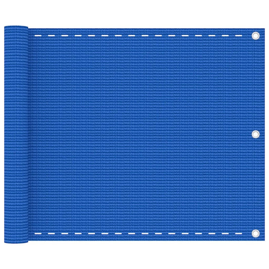 Berkfield Balcony Screen Blue 75x300 cm HDPE
