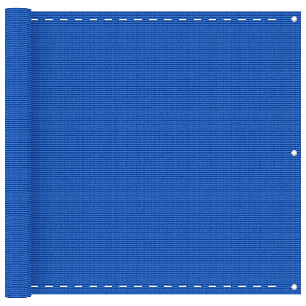 Berkfield Balcony Screen Blue 90x600 cm HDPE