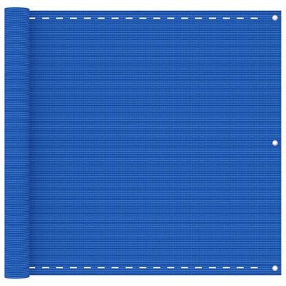 Berkfield Balcony Screen Blue 90x600 cm HDPE