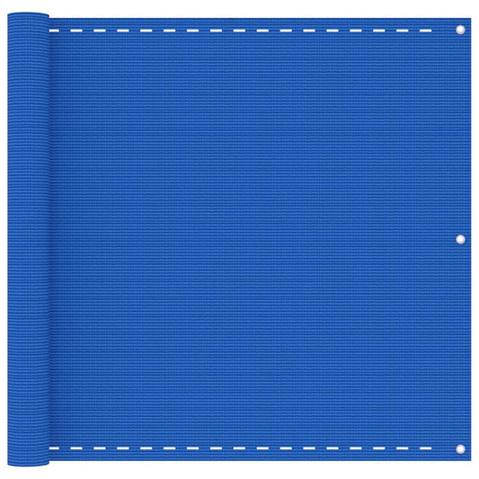 Berkfield Balcony Screen Blue 90x600 cm HDPE