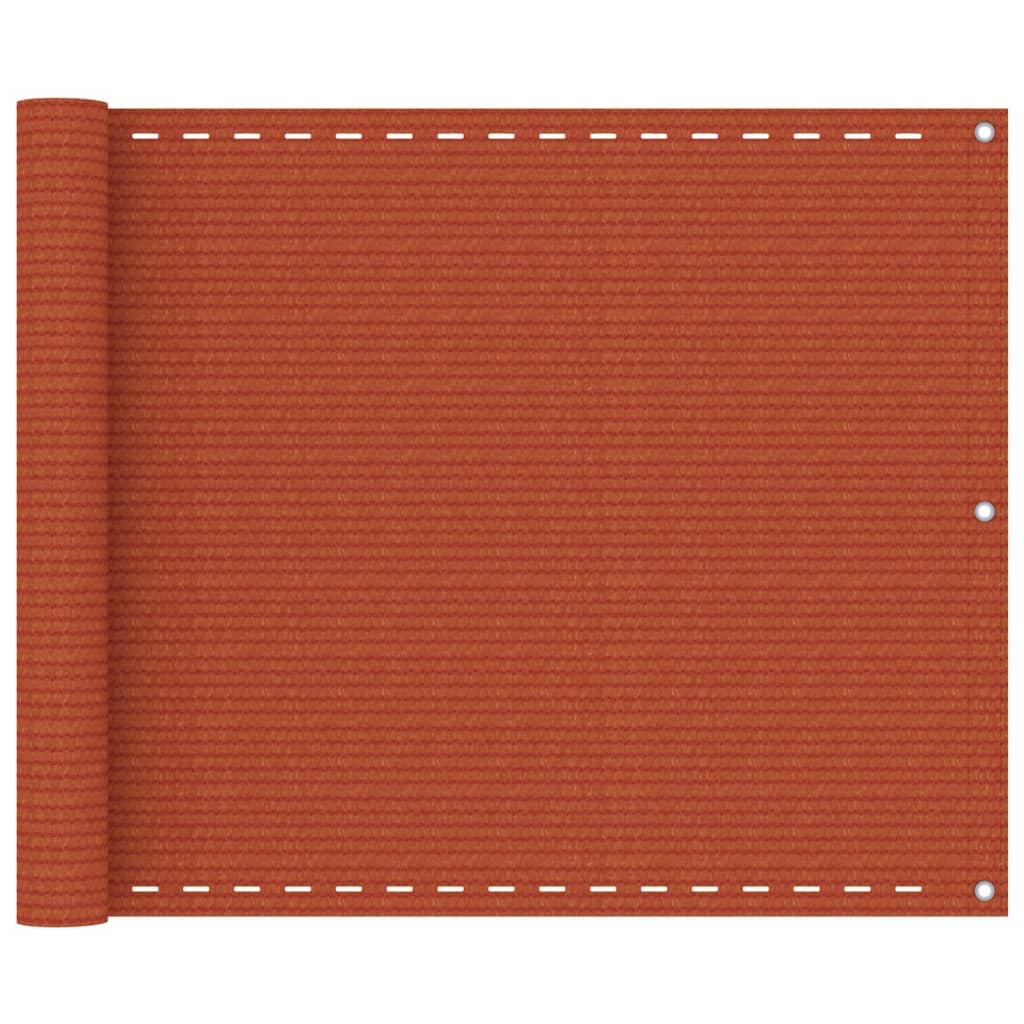 Berkfield Balcony Screen Orange 75x300 cm HDPE