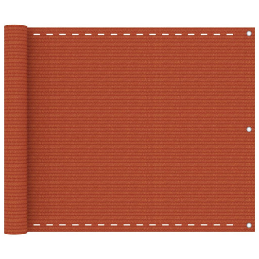 Berkfield Balcony Screen Orange 75x300 cm HDPE