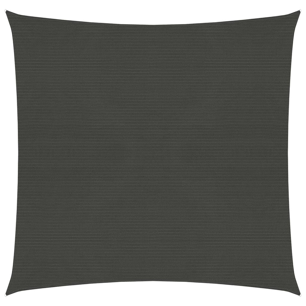 Berkfield Sunshade Sail 160 g/m�__ Anthracite 6x6 m HDPE