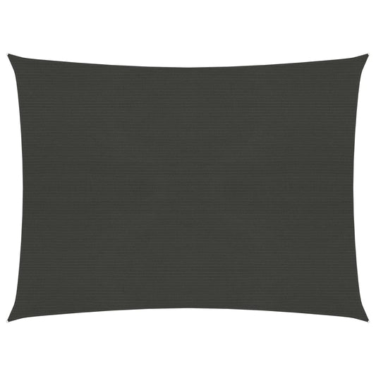 Berkfield Sunshade Sail 160 g/må_ Anthracite 2x2.5 m HDPE