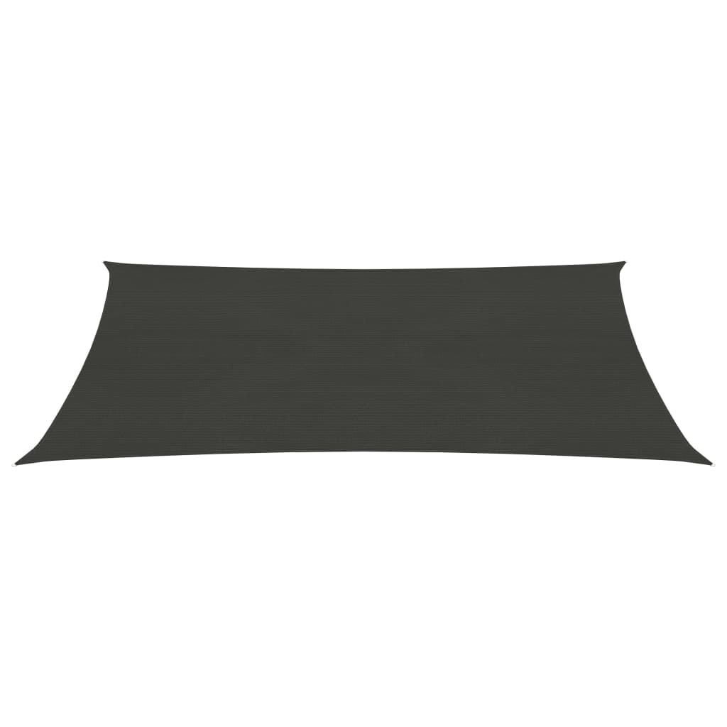 Berkfield Sunshade Sail 160 g/m�__ Anthracite 2x4.5 m HDPE