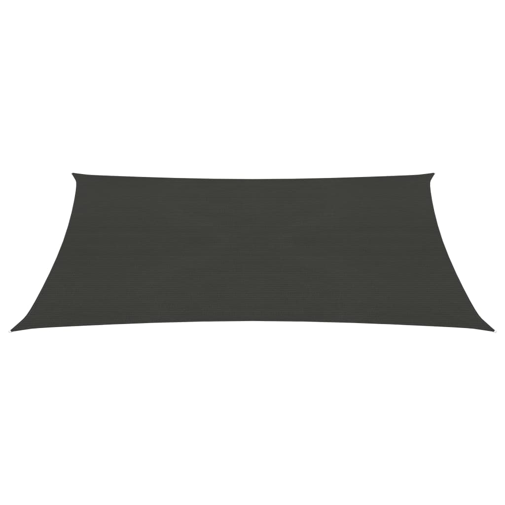 Berkfield Sunshade Sail 160 g/m�__ Anthracite 2.5x3 m HDPE