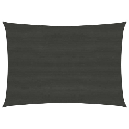 Berkfield Sunshade Sail 160 g/m�__ Anthracite 2.5x3.5 m HDPE