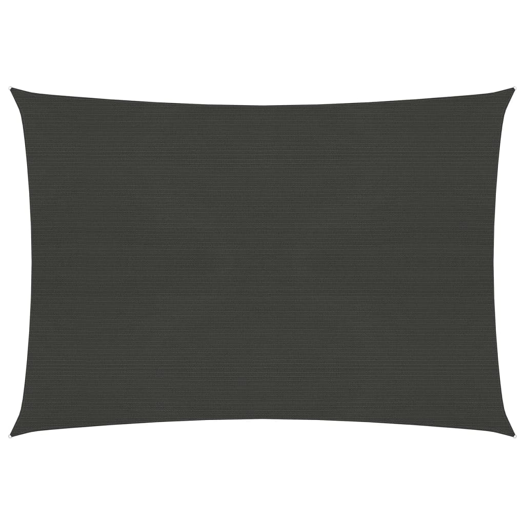 Berkfield Sunshade Sail 160 g/m�__ Anthracite 3.5x4.5 m HDPE