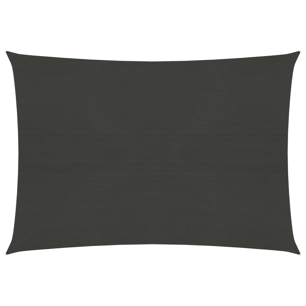 Berkfield Sunshade Sail 160 g/m�__ Anthracite 6x7 m HDPE