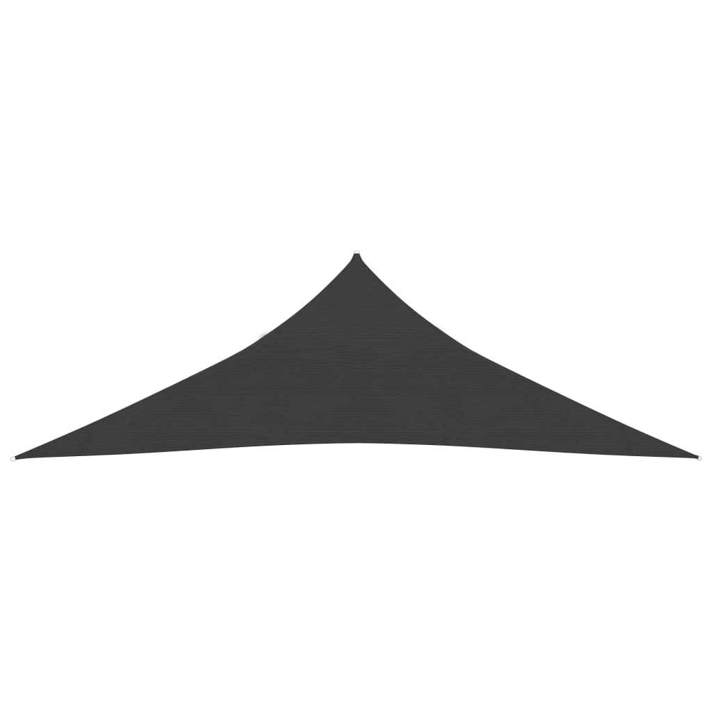 Berkfield Sunshade Sail 160 g/m�__ Anthracite 2.5x2.5x3.5 m HDPE