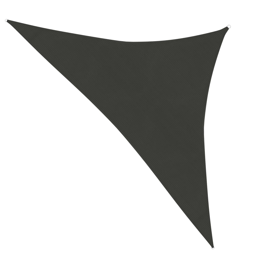 Berkfield Sunshade Sail 160 g/m�__ Anthracite 3x3x4.2 m HDPE