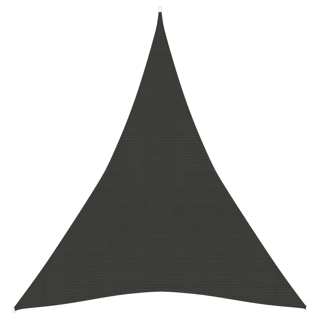 Berkfield Sunshade Sail 160 g/m�__ Anthracite 3x4x4 m HDPE