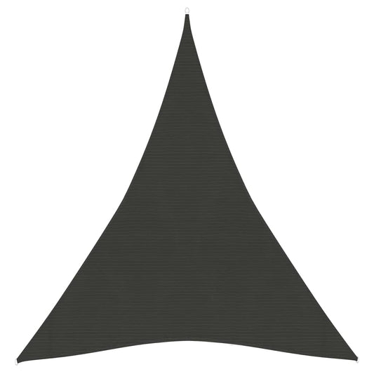 Berkfield Sunshade Sail 160 g/m�__ Anthracite 3x4x4 m HDPE