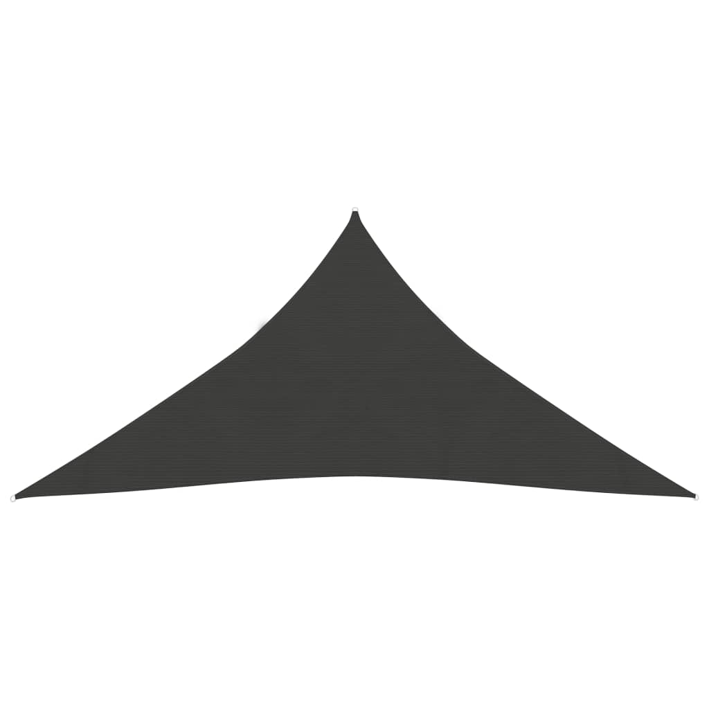 Berkfield Sunshade Sail 160 g/m�__ Anthracite 3x4x4 m HDPE