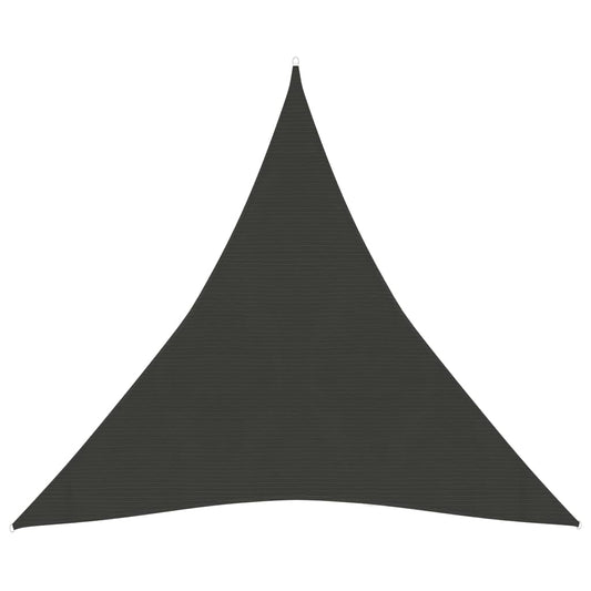 Berkfield Sunshade Sail 160 g/m�__ Anthracite 4.5x4.5x4.5 m HDPE
