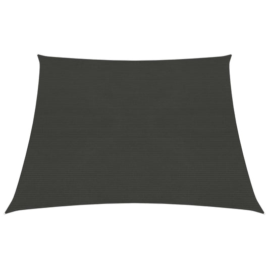 Berkfield Sunshade Sail 160 g/må_ Anthracite 3/4x2 m HDPE
