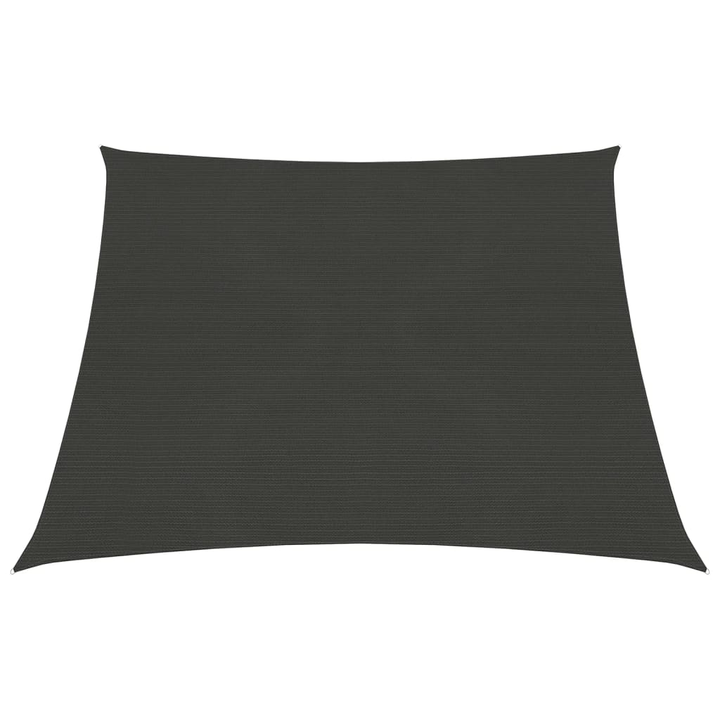 Berkfield Sunshade Sail 160 g/m�__ Anthracite 3/4x3 m HDPE