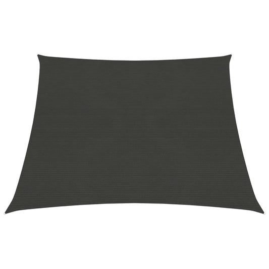 Berkfield Sunshade Sail 160 g/m�__ Anthracite 3/4x3 m HDPE
