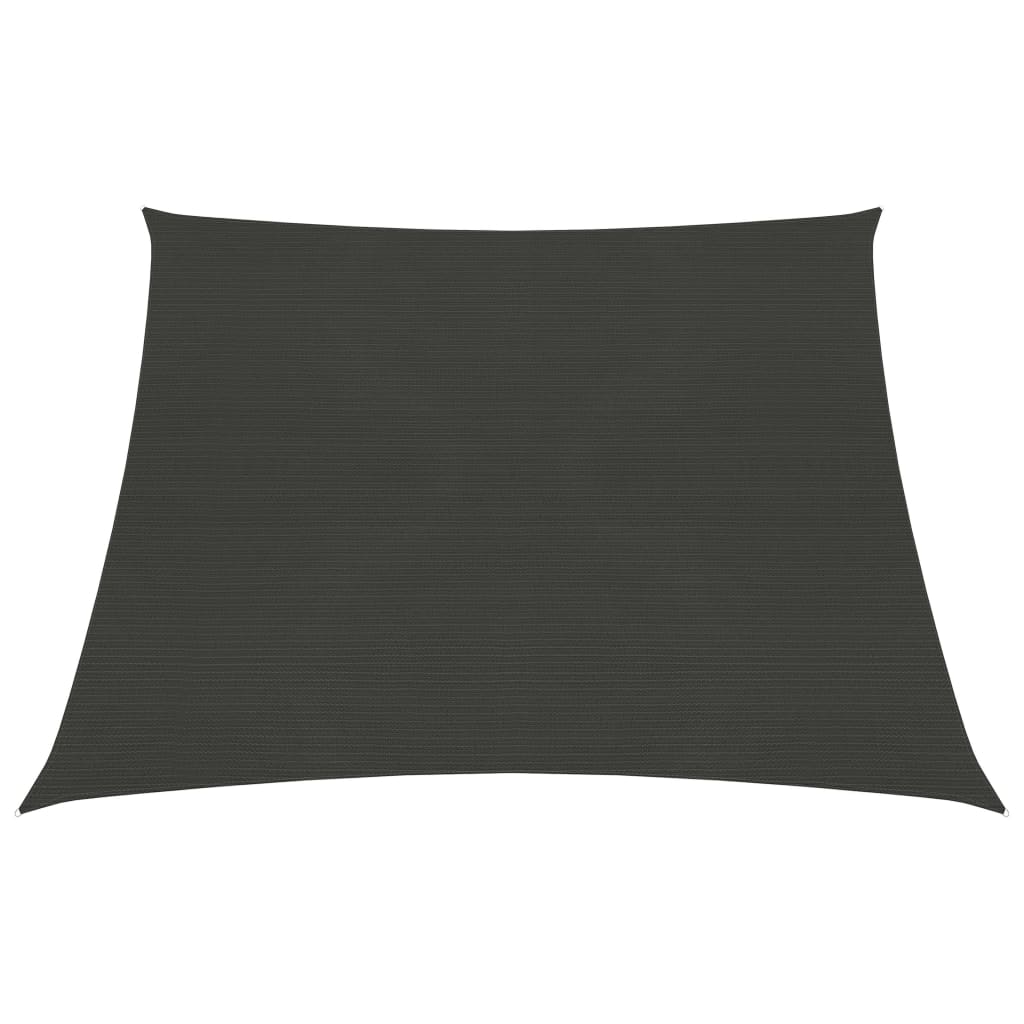 Berkfield Sunshade Sail 160 g/m�__ Anthracite 4/5x3 m HDPE