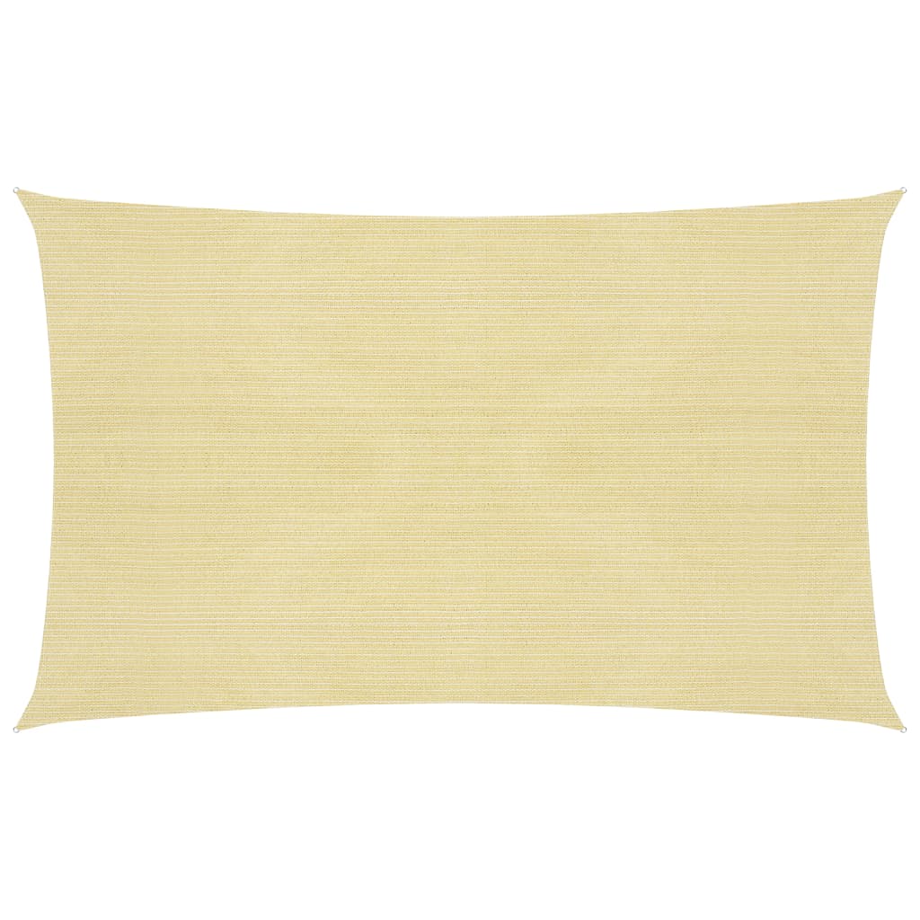 Berkfield Sunshade Sail 160 g/m�__ Beige 2x4.5 m HDPE