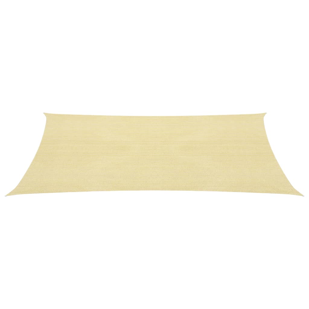 Berkfield Sunshade Sail 160 g/m�__ Beige 2x4.5 m HDPE