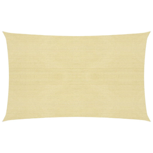 Berkfield Sunshade Sail 160 g/m�__ Beige 2x5 m HDPE