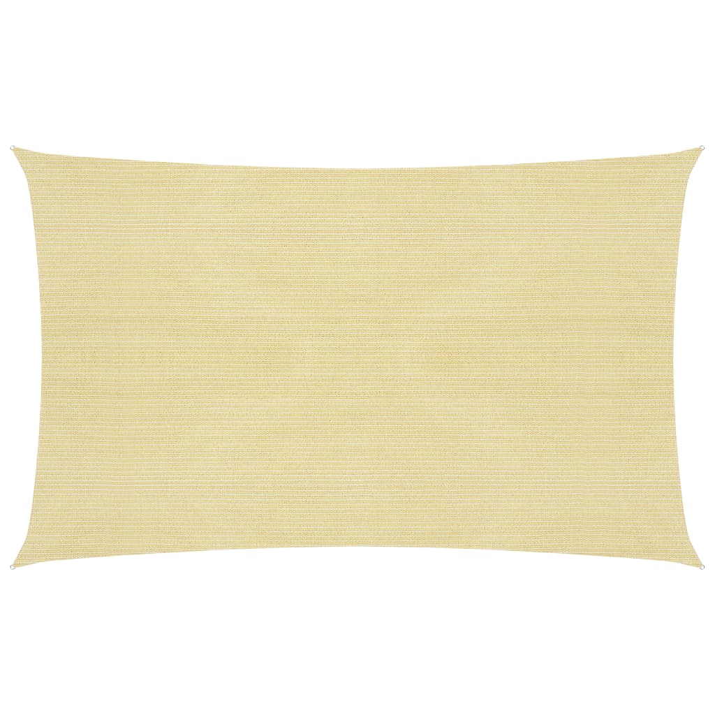 Berkfield Sunshade Sail 160 g/må_ Beige 2.5x5 m HDPE