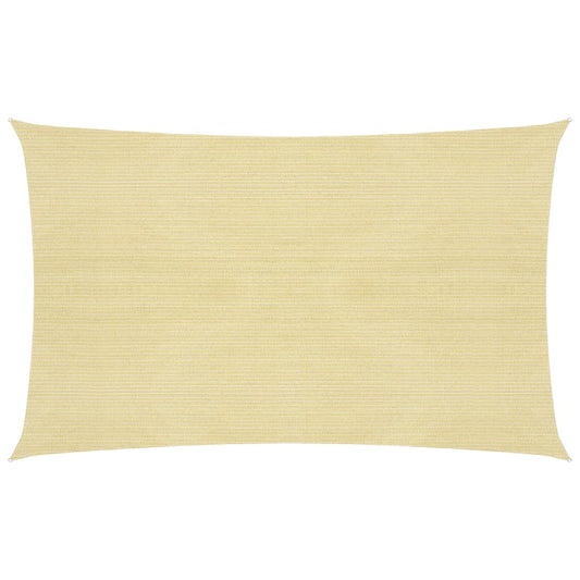 Berkfield Sunshade Sail 160 g/m�__ Beige 3x5 m HDPE