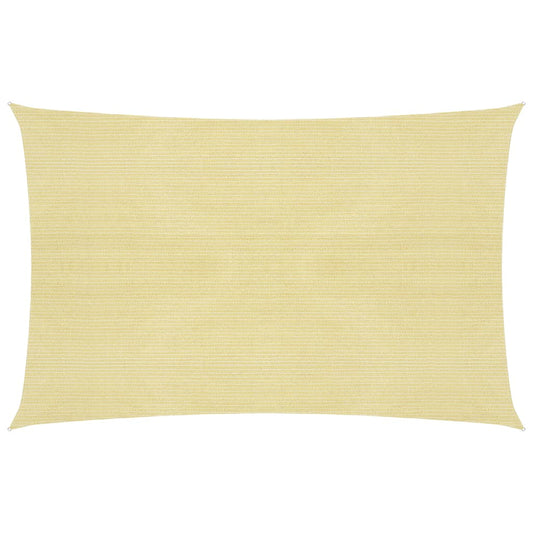 Berkfield Sunshade Sail 160 g/må_ Beige 3.5x5 m HDPE