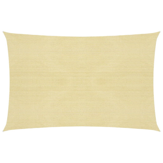 Berkfield Sunshade Sail 160 g/m�__ Beige 5x8 m HDPE
