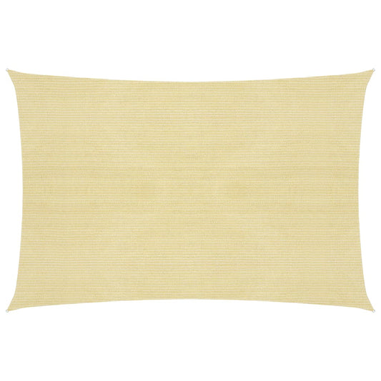 Berkfield Sunshade Sail 160 g/m�__ Beige 6x8 m HDPE