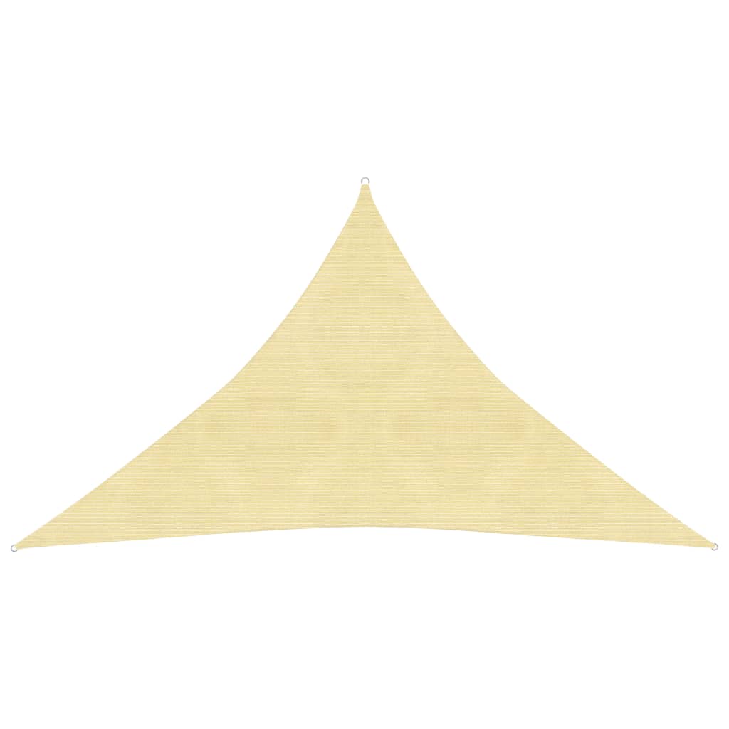 Berkfield Sunshade Sail 160 g/m�__ Beige 2.5x2.5x3.5 m HDPE