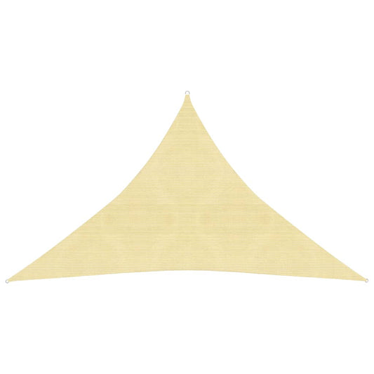 Berkfield Sunshade Sail 160 g/m�__ Beige 2.5x2.5x3.5 m HDPE